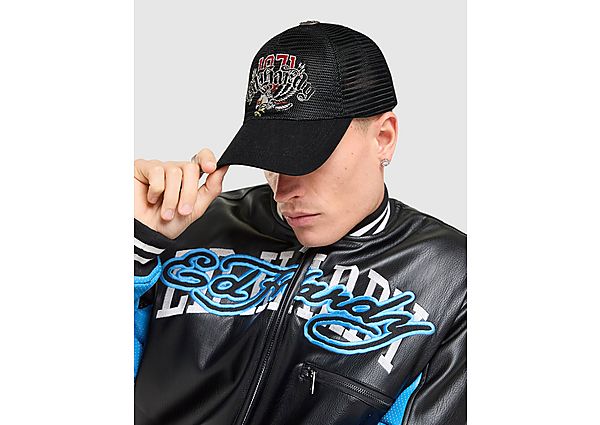 Ed Hardy Eagle Mesh Trucker Cap black
