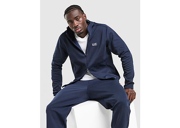 EA7 Emporio Armani Il Train Sport Full Zip Hoodie blue