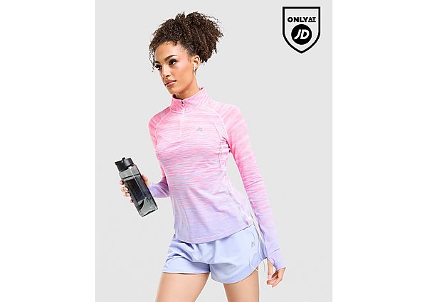 MONTIREX Trail Seamless 1/4 Zip Top pink