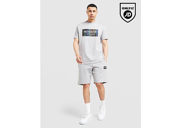 McKenzie Aura T-Shirt/Fleece Shorts Set grey