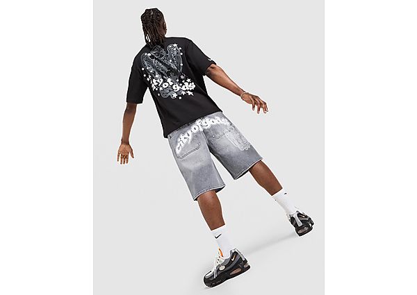 Lorenzo City Angel Jorts grey