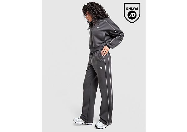 New Balance Pipe Wide Leg Joggers black