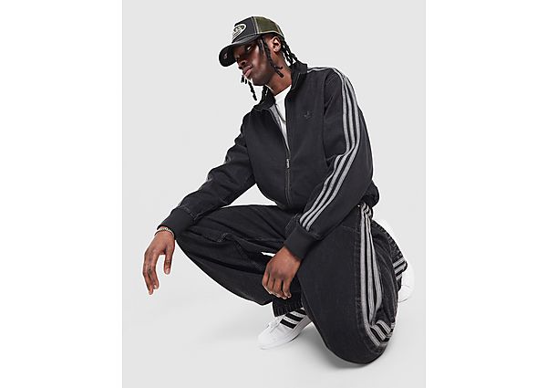 adidas Originals Firebird Denim Track Top black