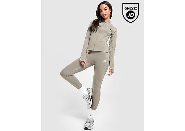 New Balance Logo Leggings brown