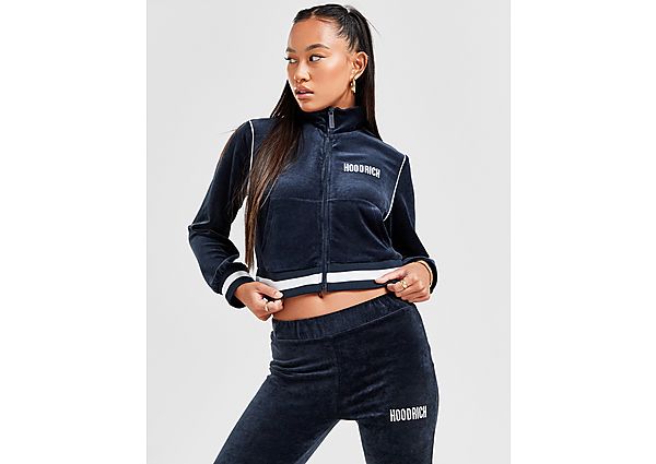 Hoodrich Velour Full Zip Hoodie black