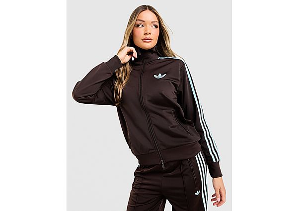 adidas Originals Oversized Firebird Track Top brown