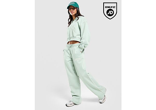 New Balance Varsity Wide Leg Joggers green