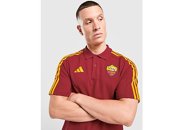 adidas AS Roma DNA Polo Shirt red