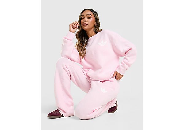 adidas Originals Trefoil Knit Joggers pink
