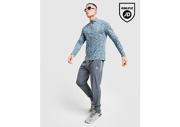 MONTIREX Trail 1/4 Zip Top blue