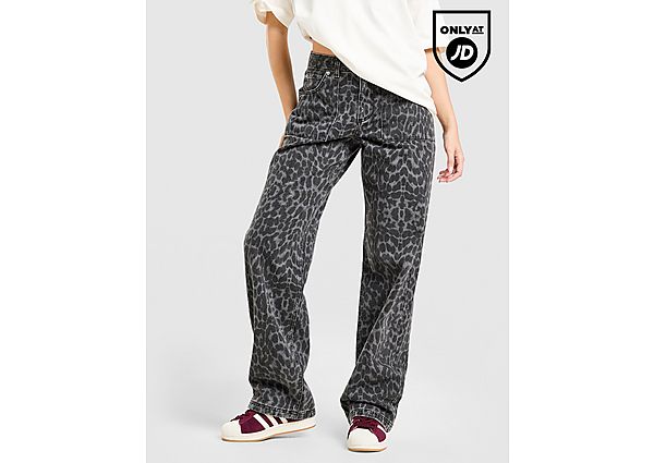 Unlike Humans Mid-Rise Loose Jeans black