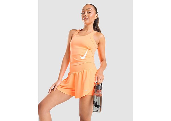 Nike Tempo Swoosh Running Tank Top Orange