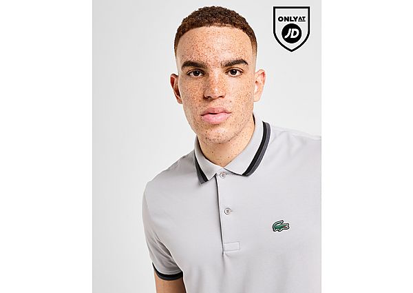 Lacoste Tipped Polo Shirt grey