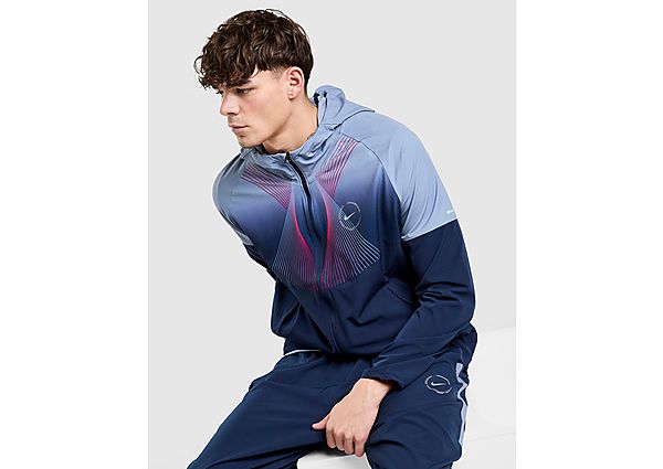Nike Miler All Over Print Jacket blue