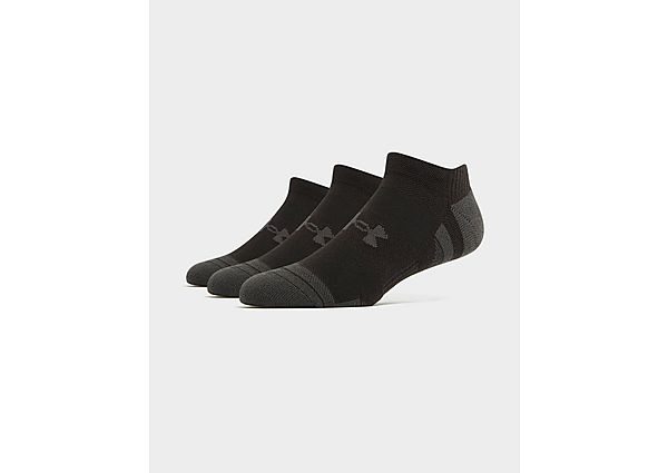 Under Armour 3-Pack HeatGear Tech No Show Socks black