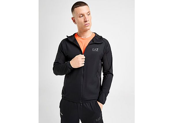 EA7 Emporio Armani Interlock Vigor Full Zip Hoodie black