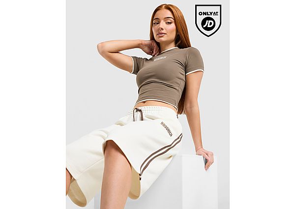 Hoodrich Cove Fleece Jorts white