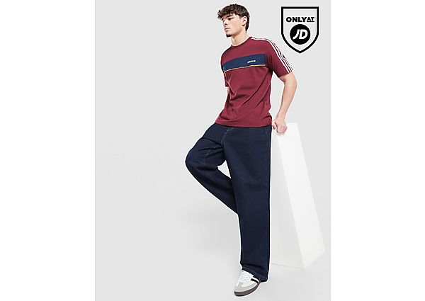 adidas Originals Colour Block Retro T-Shirt red