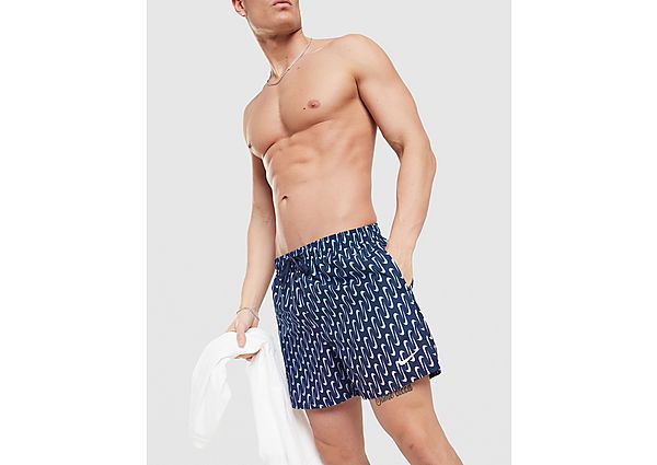 Nike Swoosh Link Fade Swim Shorts blue
