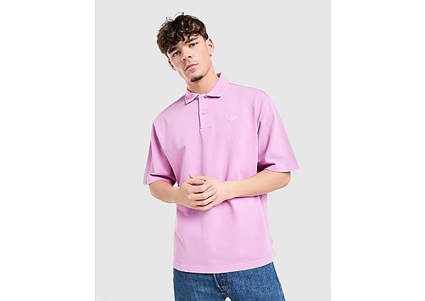 Nike Club Washed Polo Shirt pink