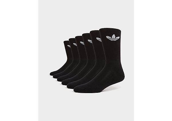adidas Originals 6-Pack Trefoil Cushion Crew Socks black
