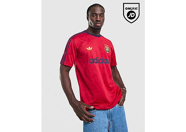adidas Originals All Over Print T-Shirt red