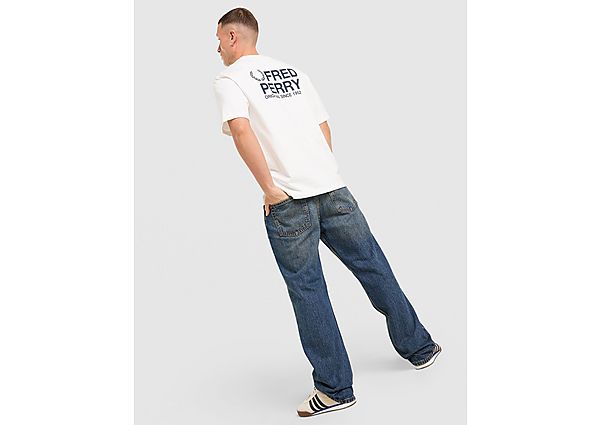 Fred Perry Relaxed Back Graphic T-Shirt white