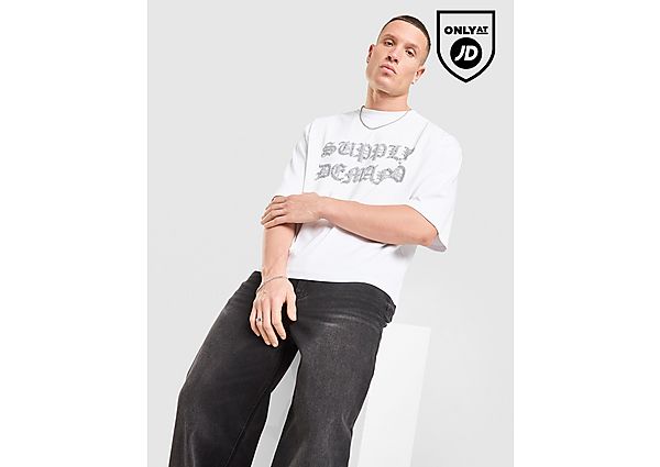 Supply & Demand Stud T-Shirt white