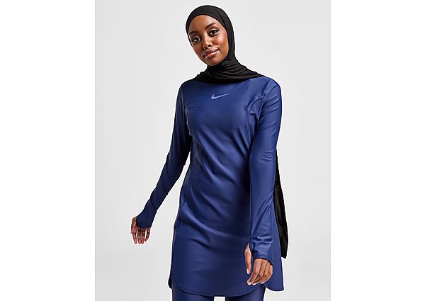 Nike Long Sleeve Swim Tunic blue
