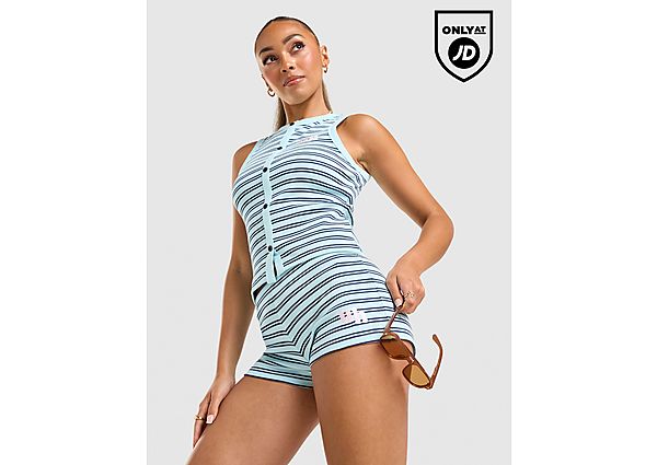Unlike Humans Mara Micro Shorts blue