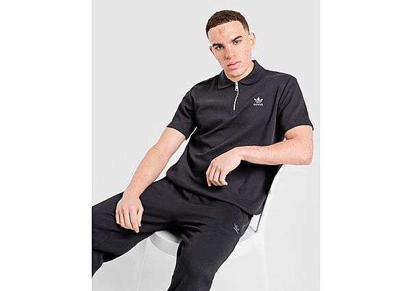 adidas Originals Waffle Polo Shirt black