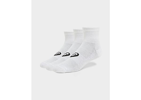 ASICS 3-Pack Quarter Socks white