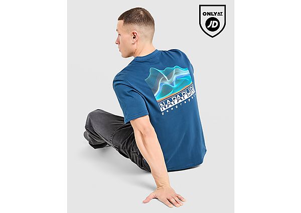 Napapijri Back Graphic T-Shirt blue