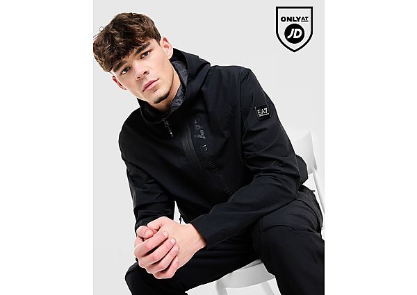 EA7 Emporio Armani Badge Woven Jacket black