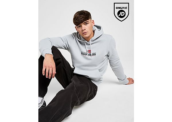 Napapijri Bory Logo Hoodie grey