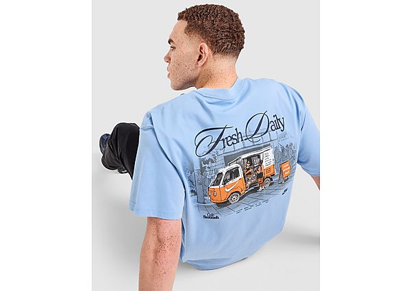 Nike Cafe Swoosh Graphic T-Shirt blue