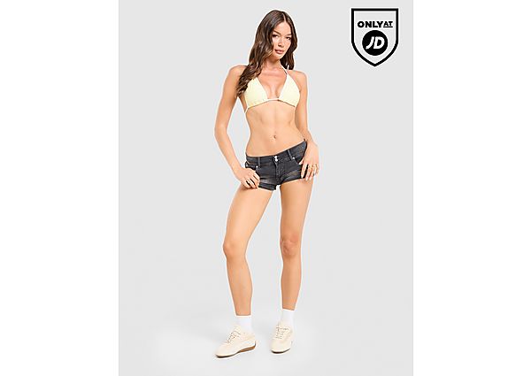 Unlike Humans Micro Shorts black
