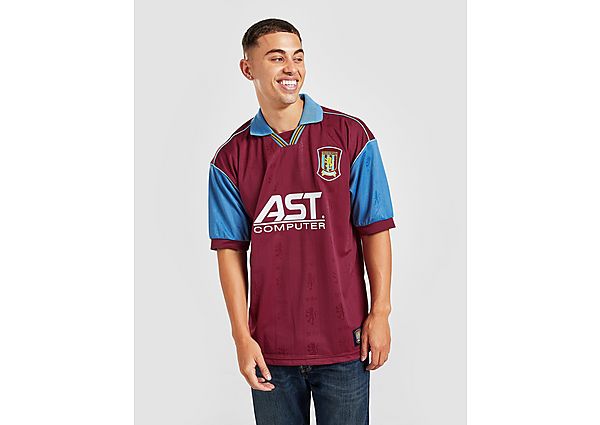Score Draw Aston Villa FC \'96 Retro Home Shirt red