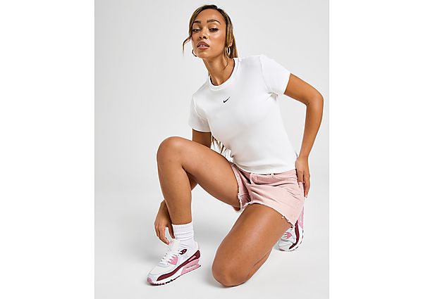Nike Ribbed Slim T-Shirt white