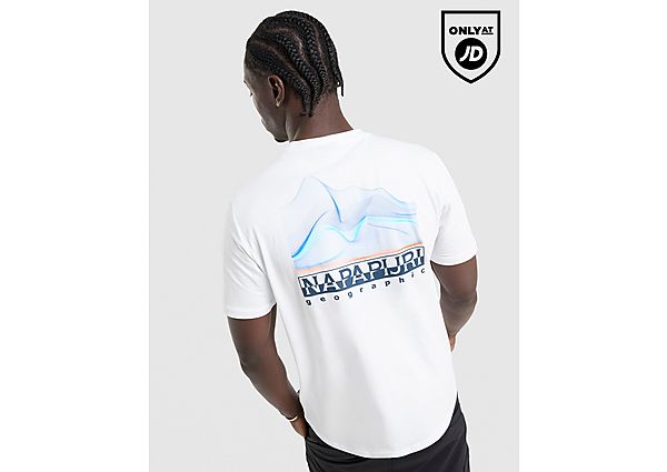 Napapijri Back Graphic T-Shirt white