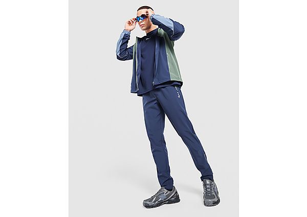 Red Run Activewear Midnight Moss Adjustable Technical Track Pants blue