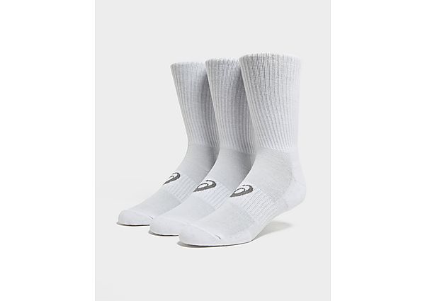 ASICS 3-Pack Crew Socks white