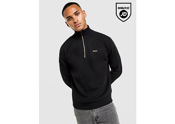 BOSS Tape 1/2 Zip Sweatshirt black