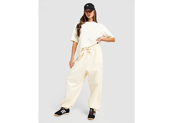 adidas Originals Essential Linear Joggers white