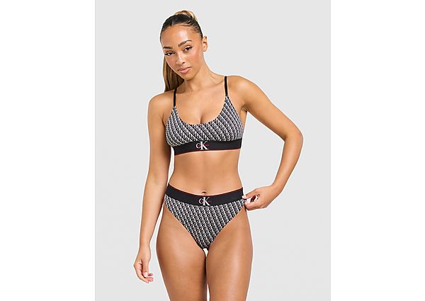 Calvin Klein Underwear CK Graphic All Over Print Bralette black