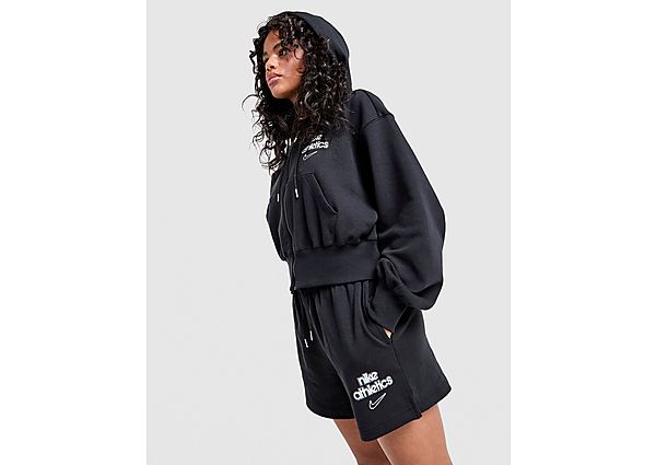 Nike Graphic Swoosh Boyfriend Shorts black