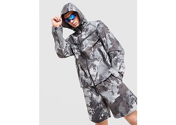 Nike Tech Woven Camo Full Zip Jacket grey