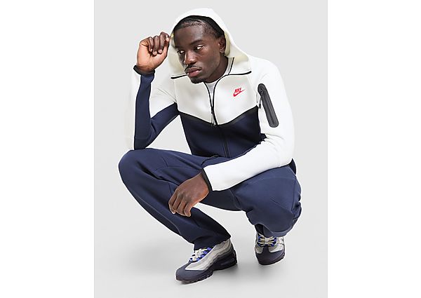 Nike Tech Fleece Full Zip Hoodie white