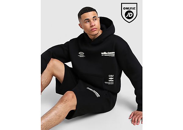 Unlike Humans Highgrade Hoodie black