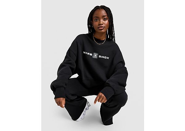 Nike Phoenix Shox Crew Sweatshirt black